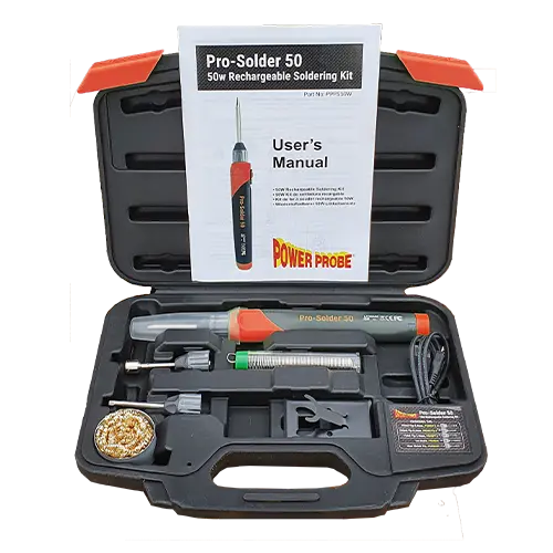 Power Probe 50W Pro Cordless Solder Iron Kit Ppps50w 1
