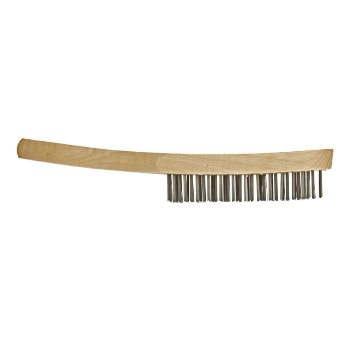 Abracs Wire Scratch Brushes Wooden 4Row Wooden Handle Wire Brush 1