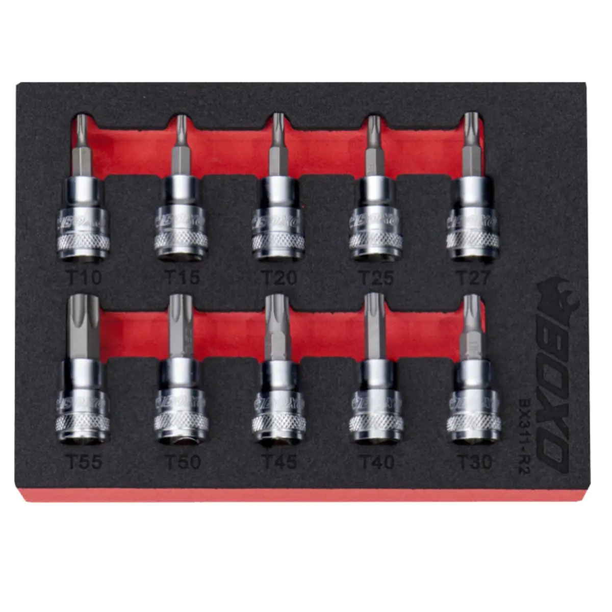 Boxo 10 Pce 3/8" Torx Bit Socket Set 1