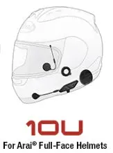 Sena 10U Headset W/Rc4 For Arai Full-Face 1