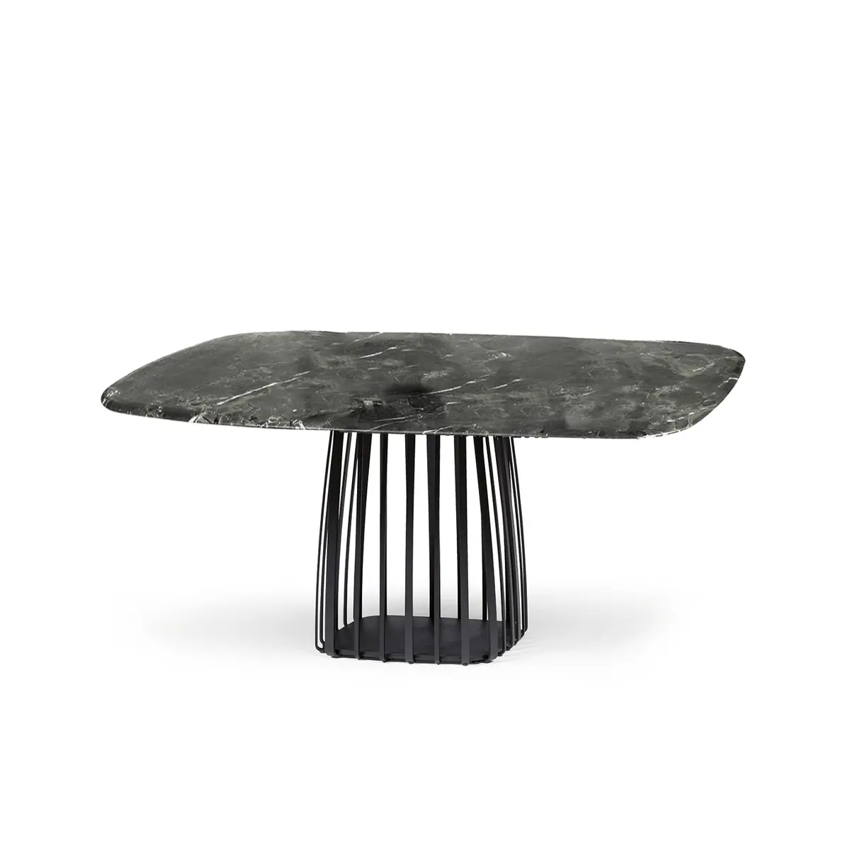 Janua | Low Dining | Bc 07 Basket Table | Infinity Stone + Black Base 145X110cm 1