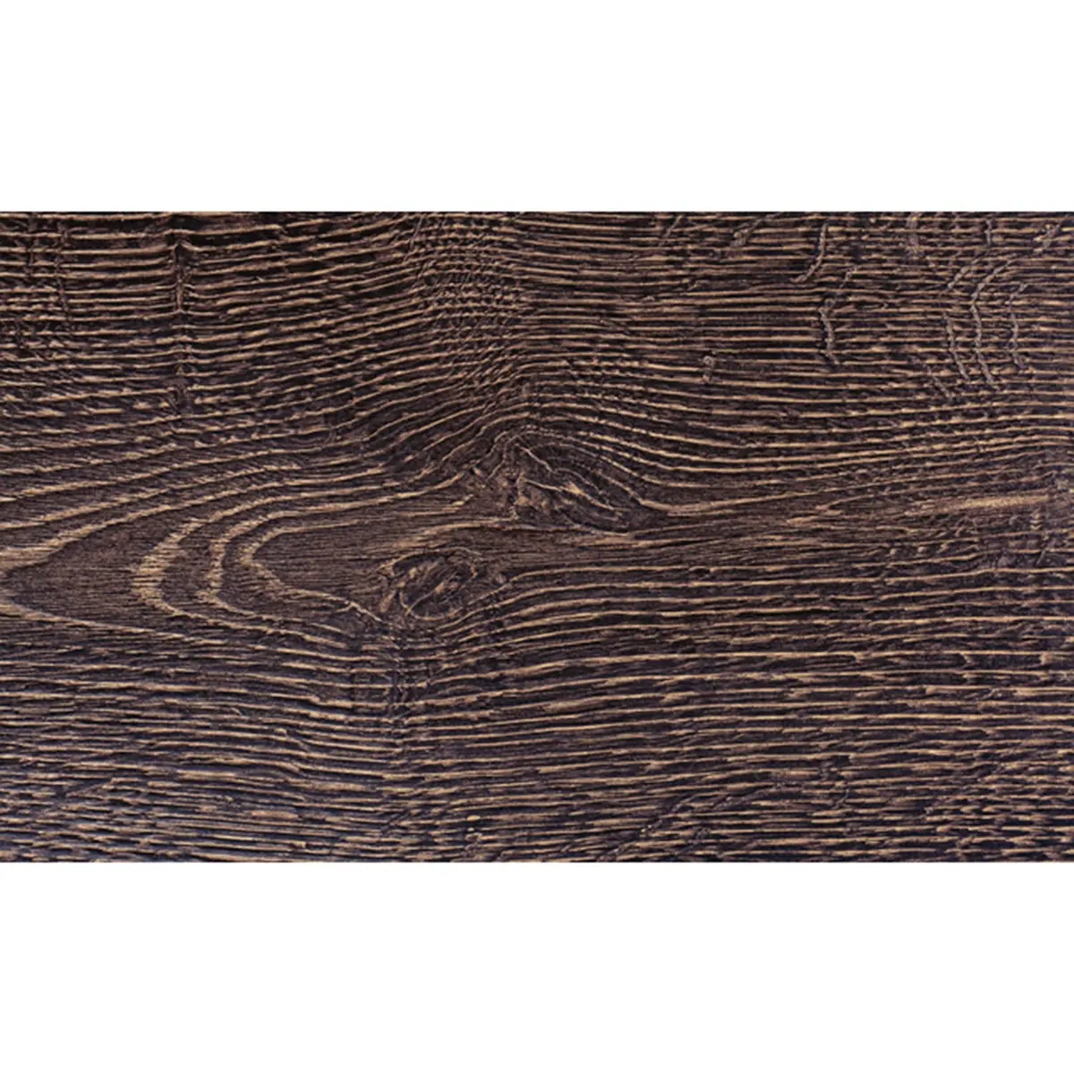 Janua | Sk 04 Komposit Table | Charburned Washed Oak Bronze Shade + Black Base 260X100cm 2