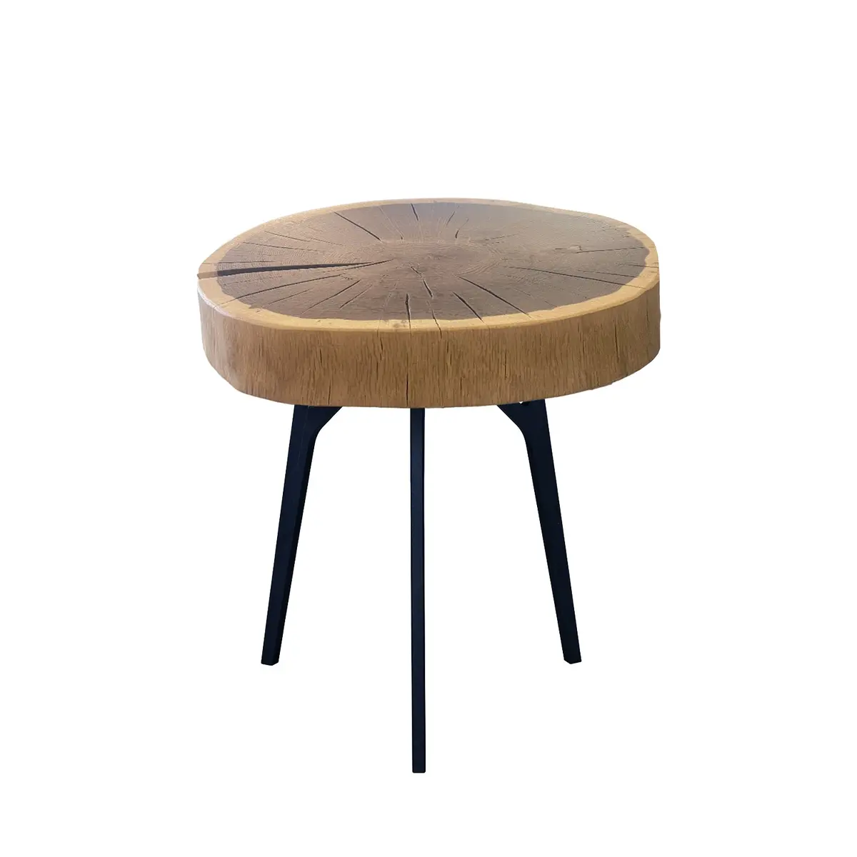 Janua | Bc 05 Stomp Table | 40-50Cm | Natural Smoked Oak Raw 1