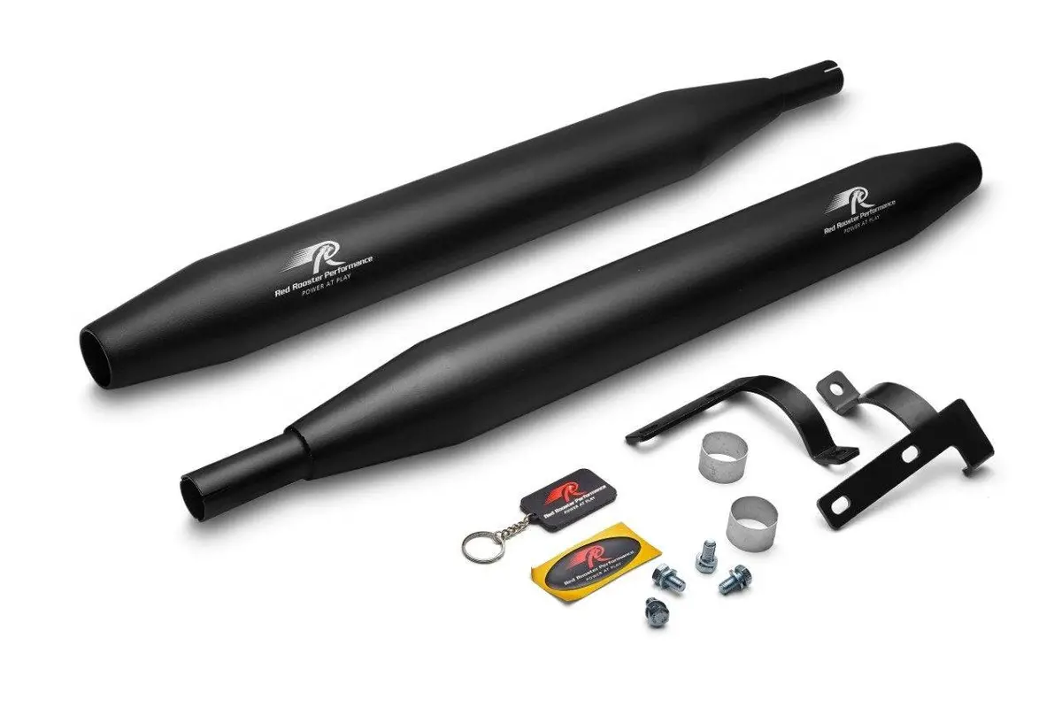 Jawa 42 / Classic Red Rooster Performance Exhaust Celesta 2