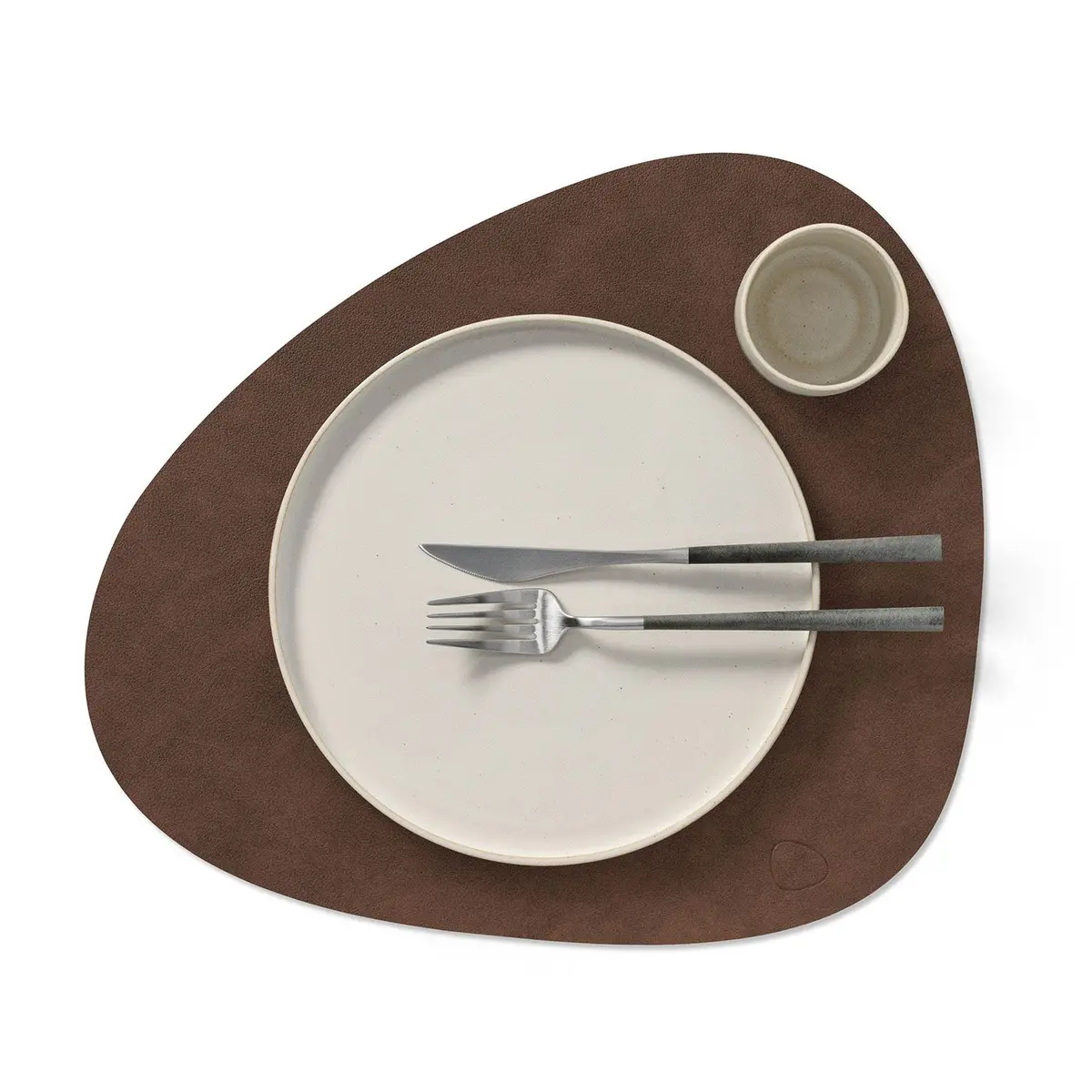Lind Dna | Table Mat Curve | L Nupo Dark Brown 1