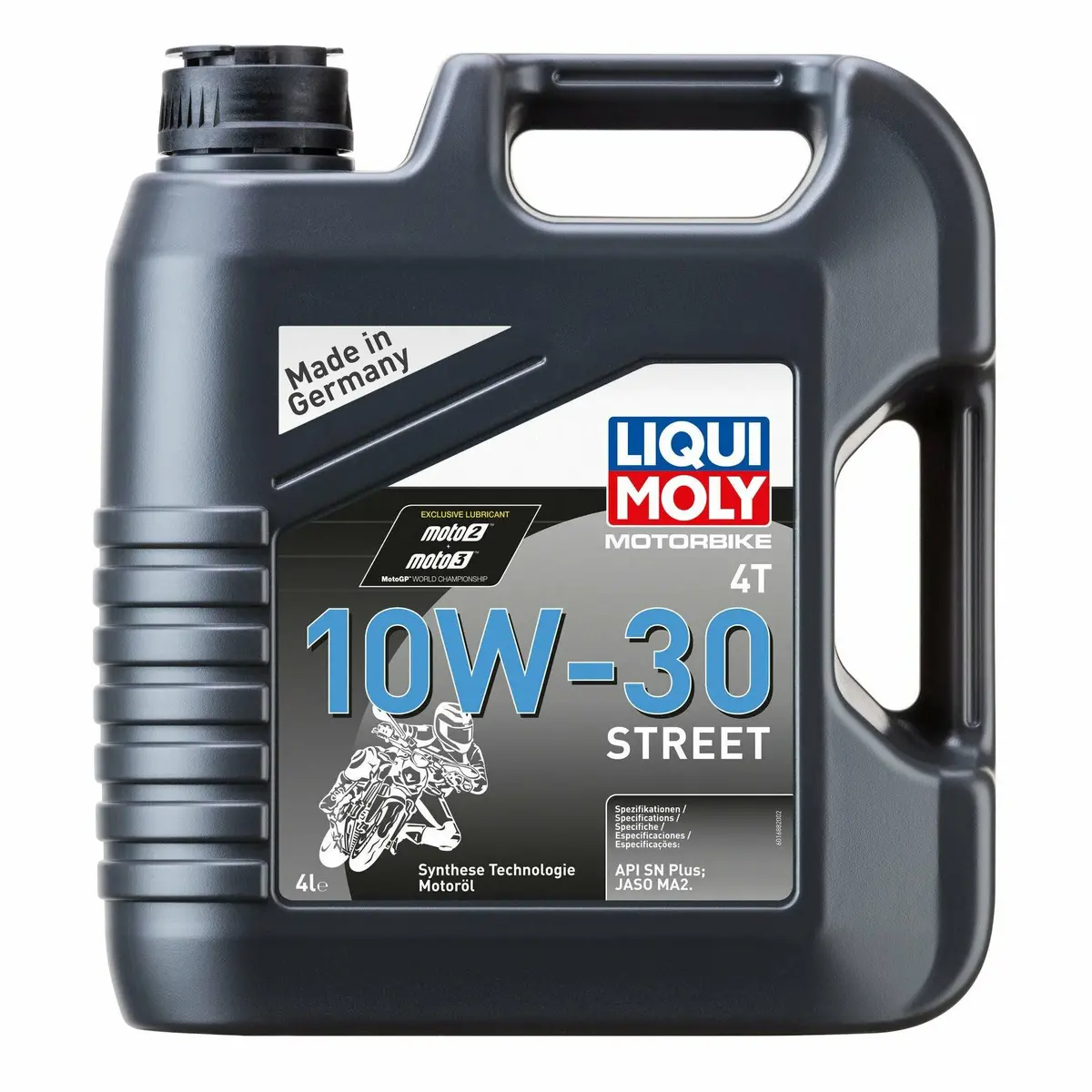 Liqui Moly 10W30 Motorbike 4T Street Synthetic Engine Oil Api Sn Plus 1688 2