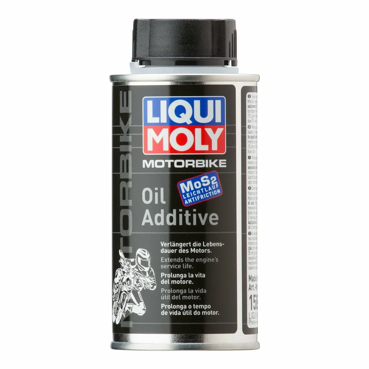 Liqui Moly Motorbike Oil Additive Mos2 Wear Protection 125Ml 1580 1