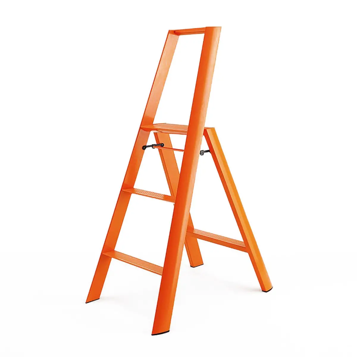 Hasegawa | Lucano 3 Step Ladder | Orange 1