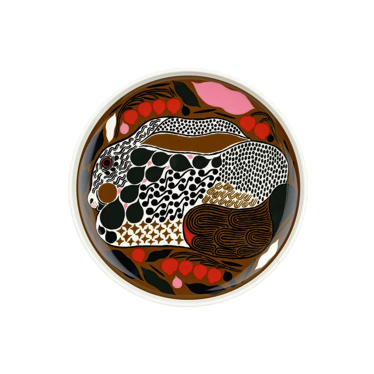 Marimekko | Oiva Rusakko Plate 20Cm | Colour 186 - Dc 1