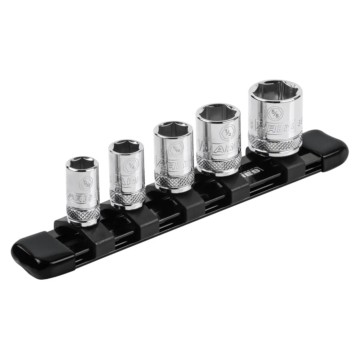 Ares 60061 - 1/4-Inch Drive Black 6-Inch Socket Organizer 1