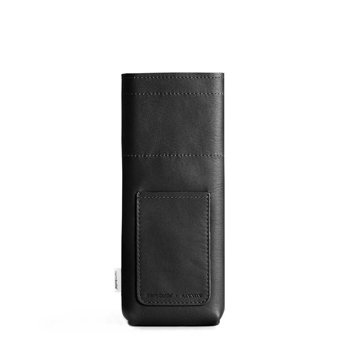 Memobottle | Sleeve Slim Leather | Black - Lc 1