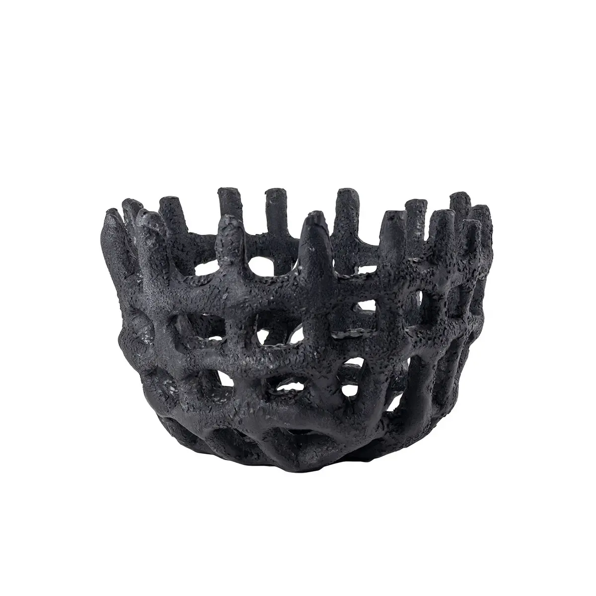 Mette Ditmer | Art Piece | Braided Bowl | Black 1