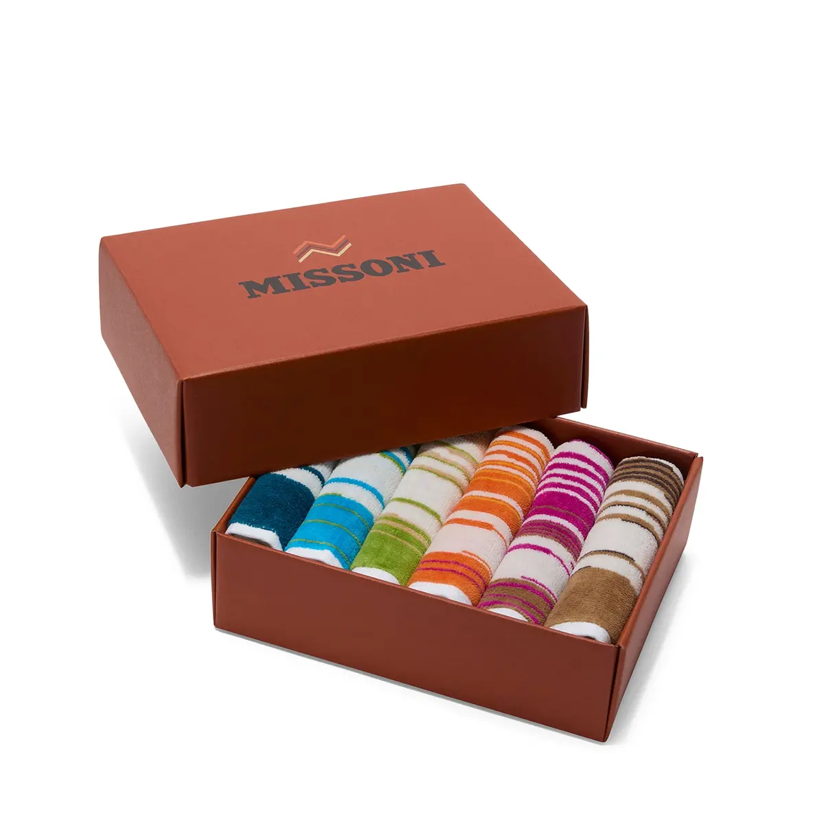 Missoni Home | Fiametta Face Washer | Colour 100 - Set Of 6 1