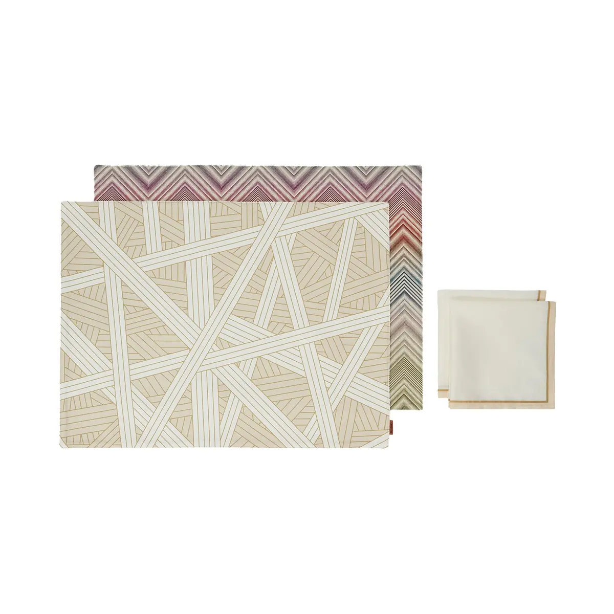 Missoni Home | Marea Nastri Placemat + Napkin Set | Colour 100 1