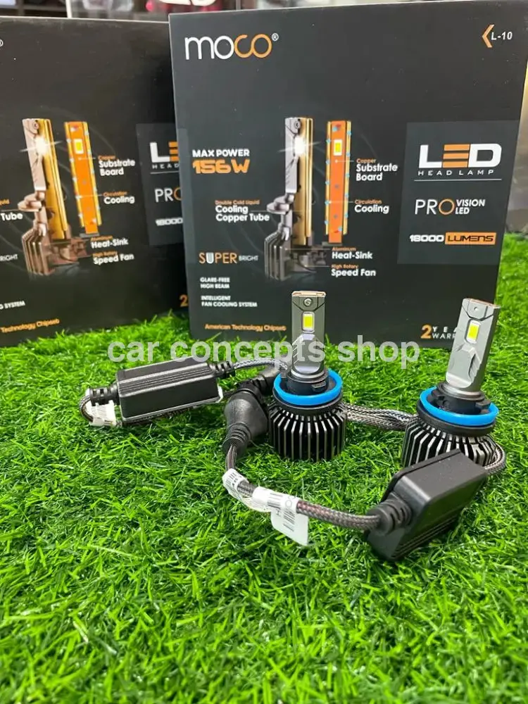 Moco Pro Vision 156 Watt Led Headlamp 18000 Lumens 6000K 1