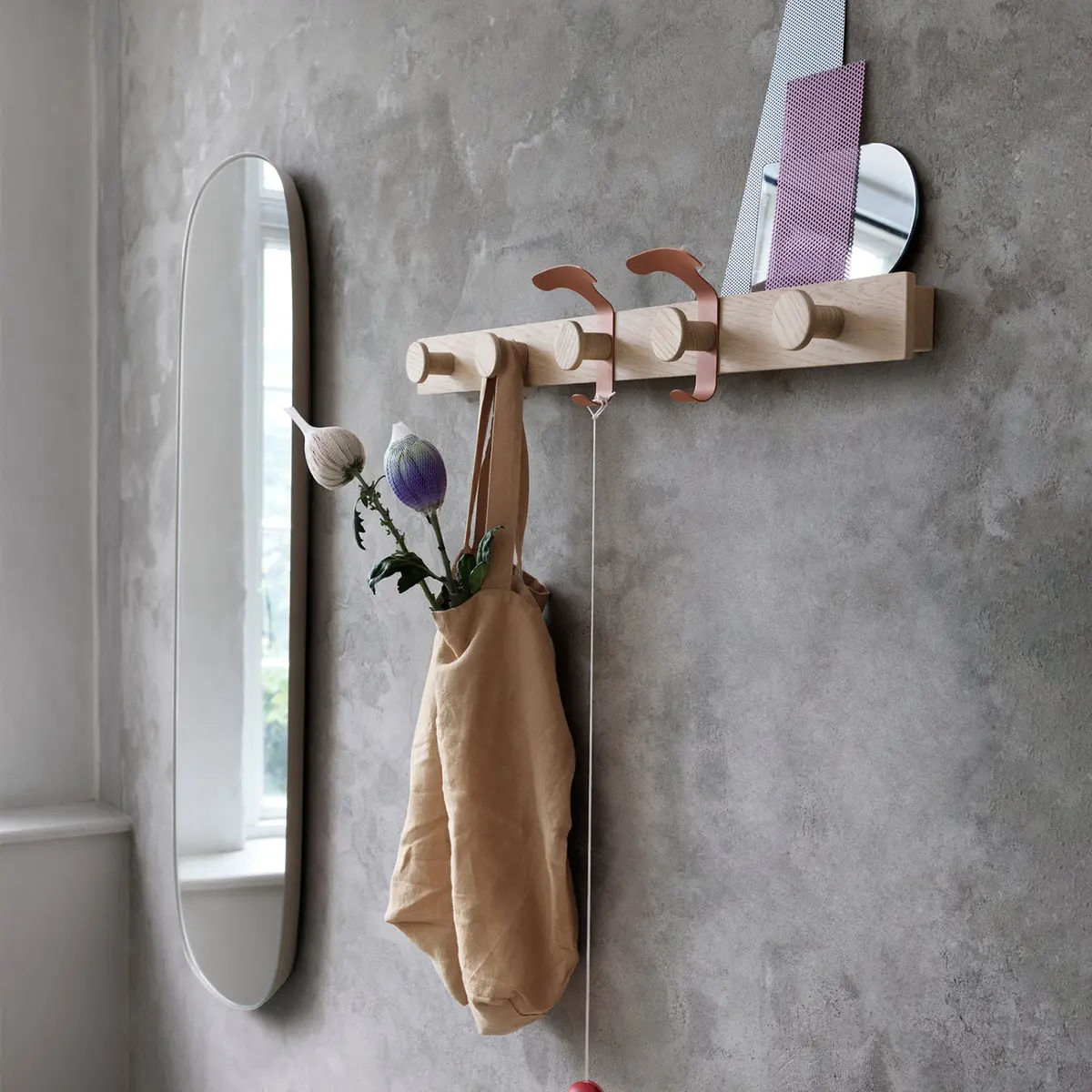 Muuto | Avail Coat Rack | Oak + Copper Brown 2