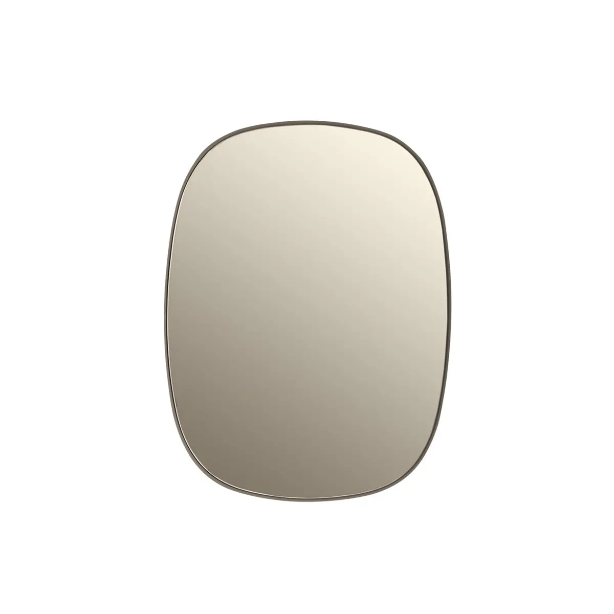 Muuto | Framed Mirror | Taupe + Taupe Glass | Small 1