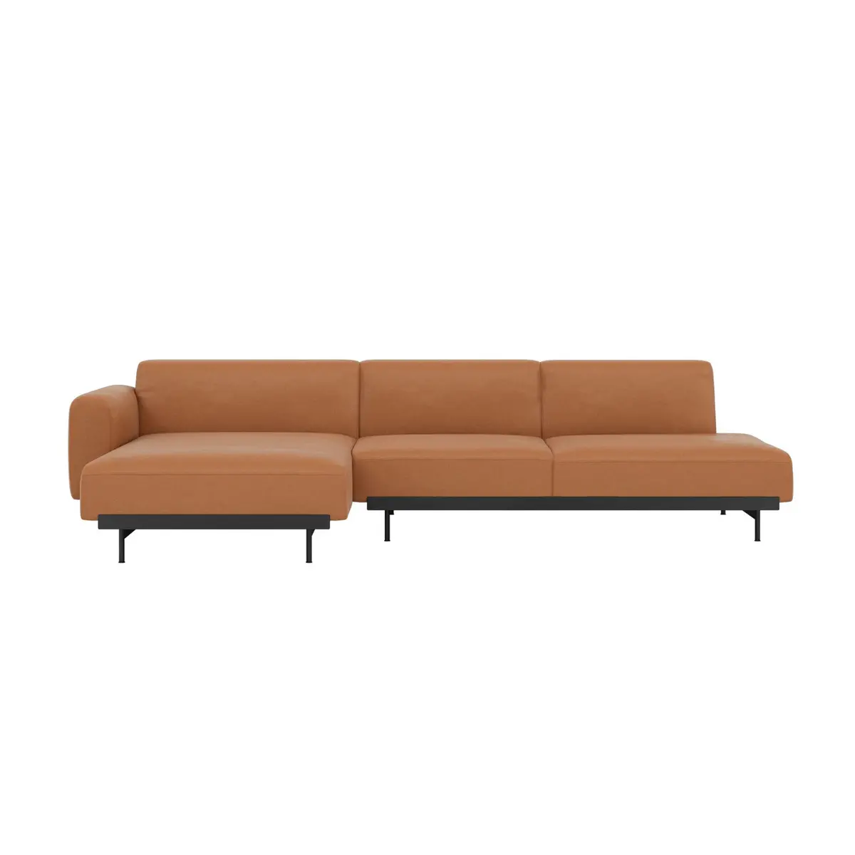 Muuto | In Situ Modular Sofa | 3 Seater Config 9 | Easy Leather Cognac 1