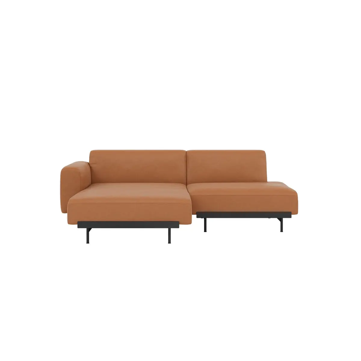 Muuto | In Situ Modular Sofa | 2 Seater Config 6 | Easy Leather Cognac - Ex Display 1