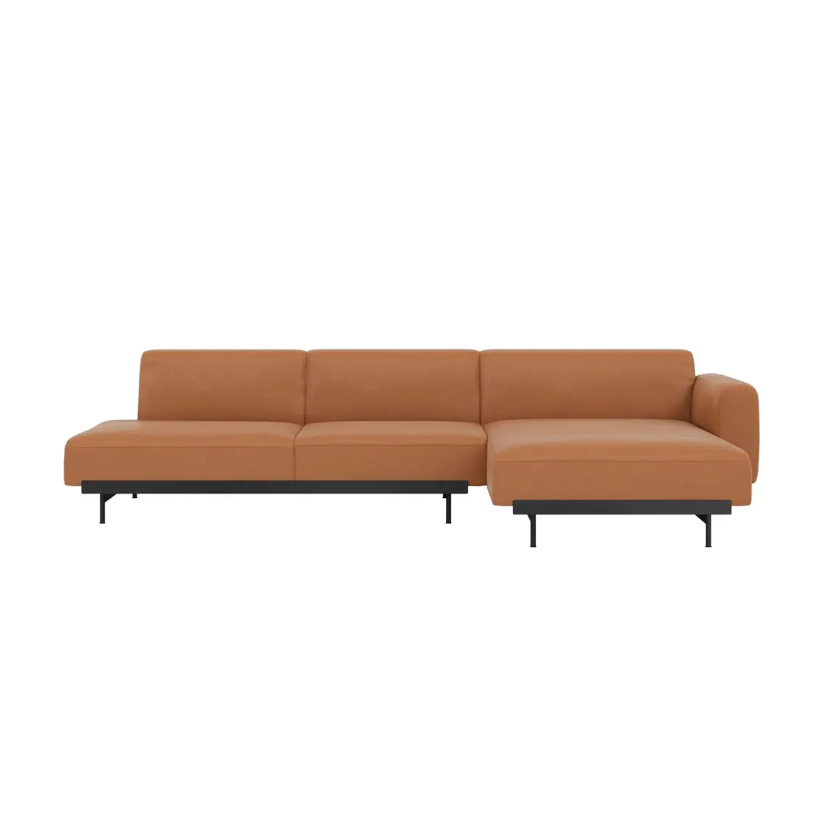 Muuto | In Situ Modular Sofa | 3 Seater Config 8 | Easy Leather Cognac 1
