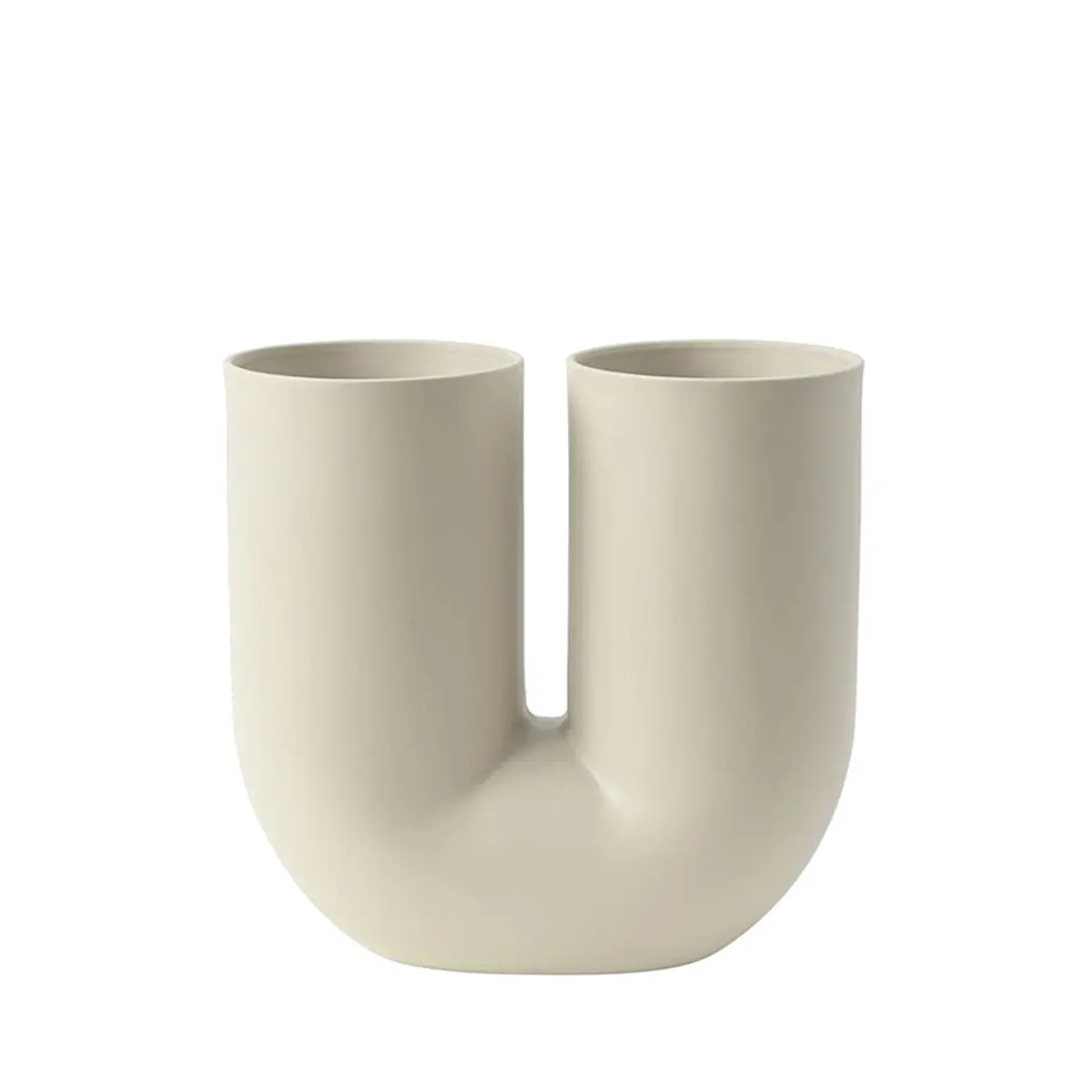 Muuto | Kink Vase | Sand Earthenware 26Cm - V2 1