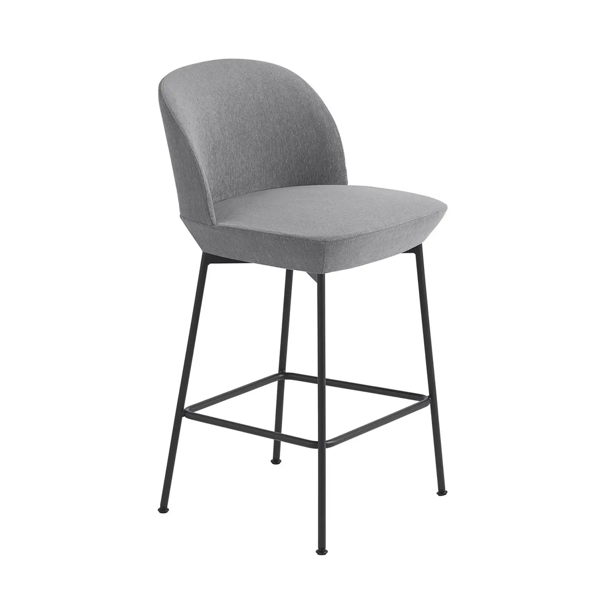 Muuto | Oslo Counter Stool 65Cm | Hallingdal 0116 + Black Leg 1