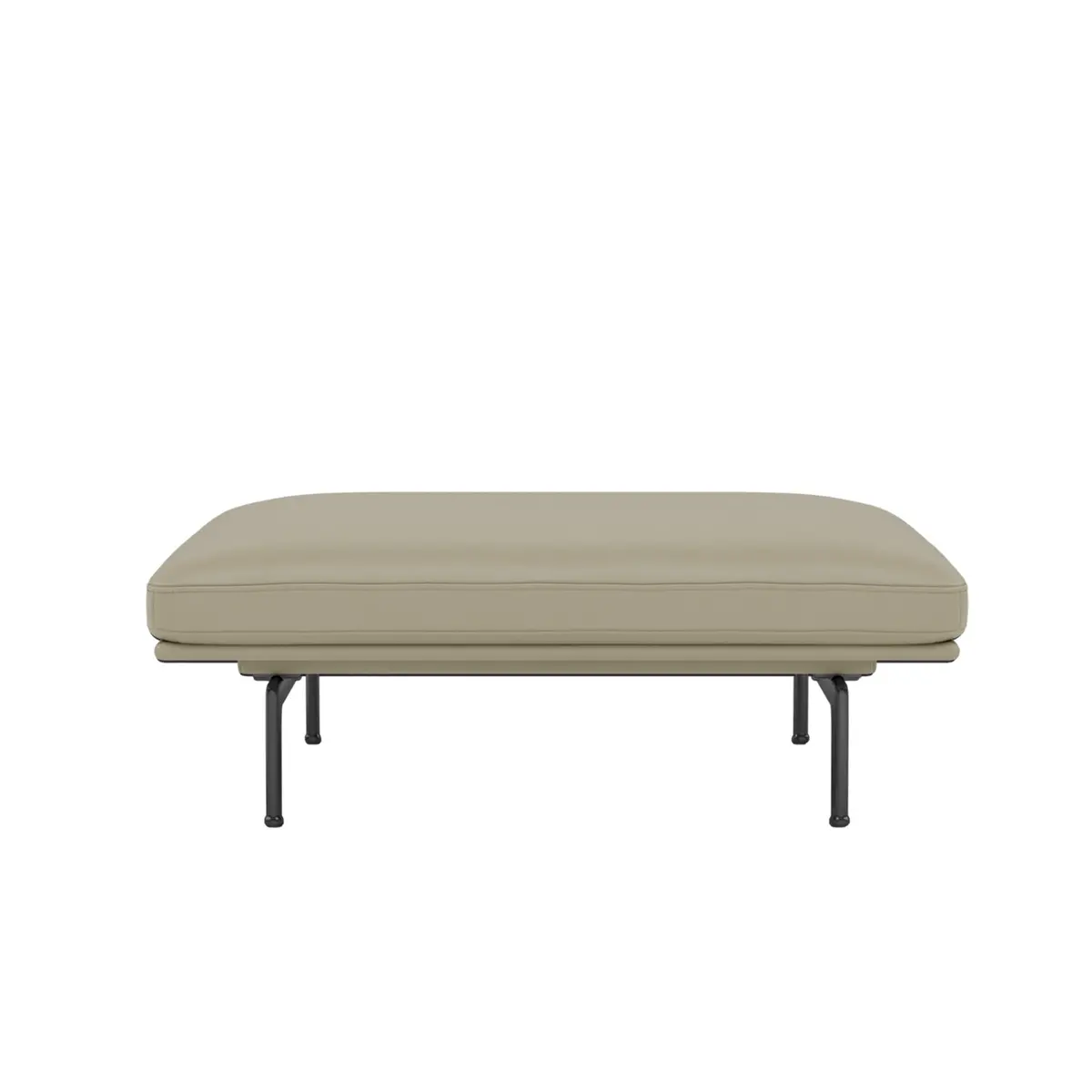 Muuto | Outline Pouf | Refine Leather Stone 1