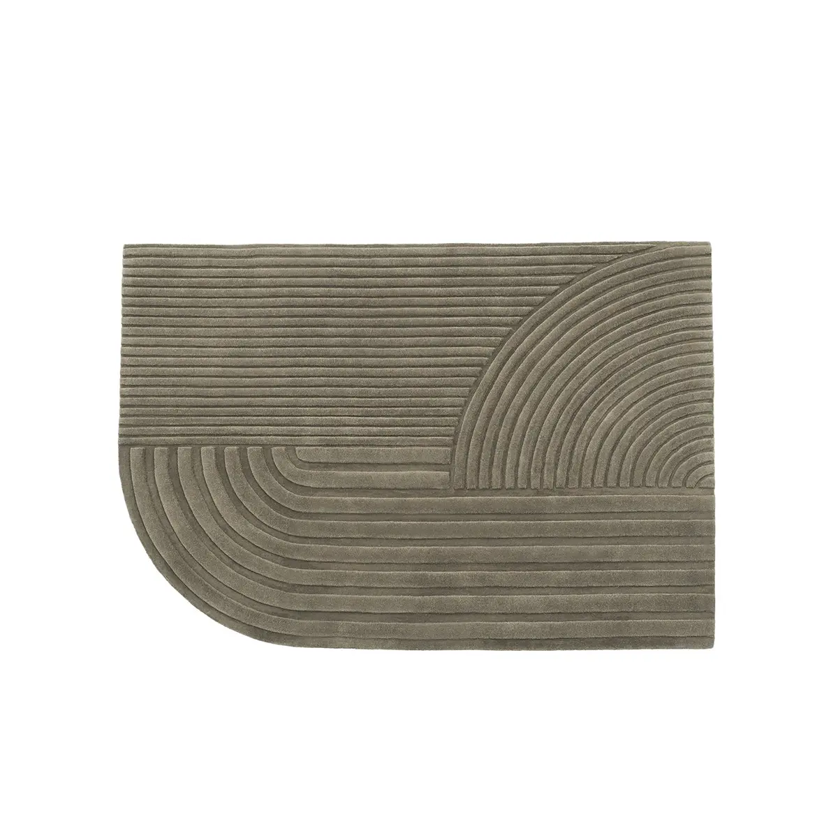 Muuto | Relevo Rug | Taupe 170X240cm 1