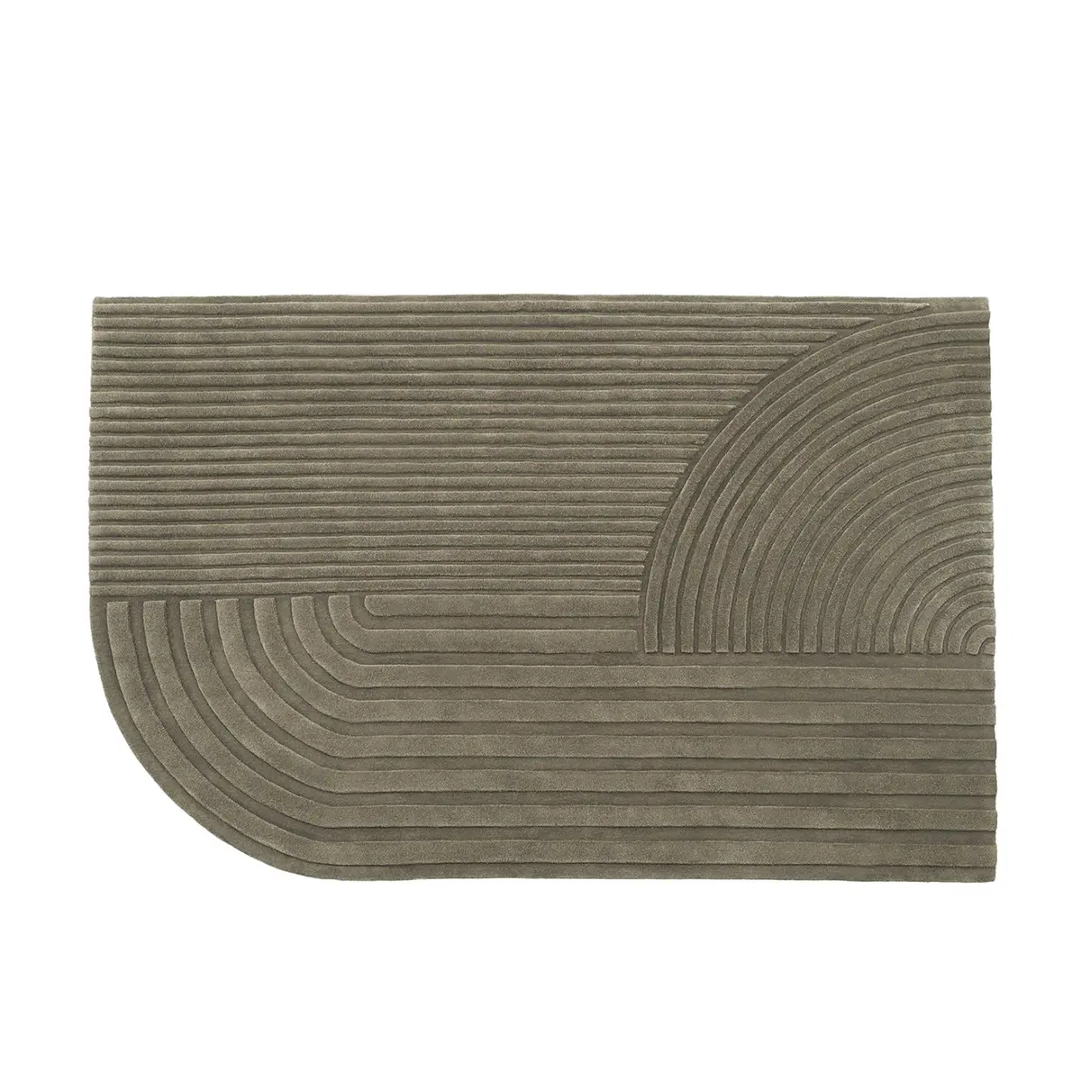 Muuto | Relevo Rug | Taupe 200X300cm 1