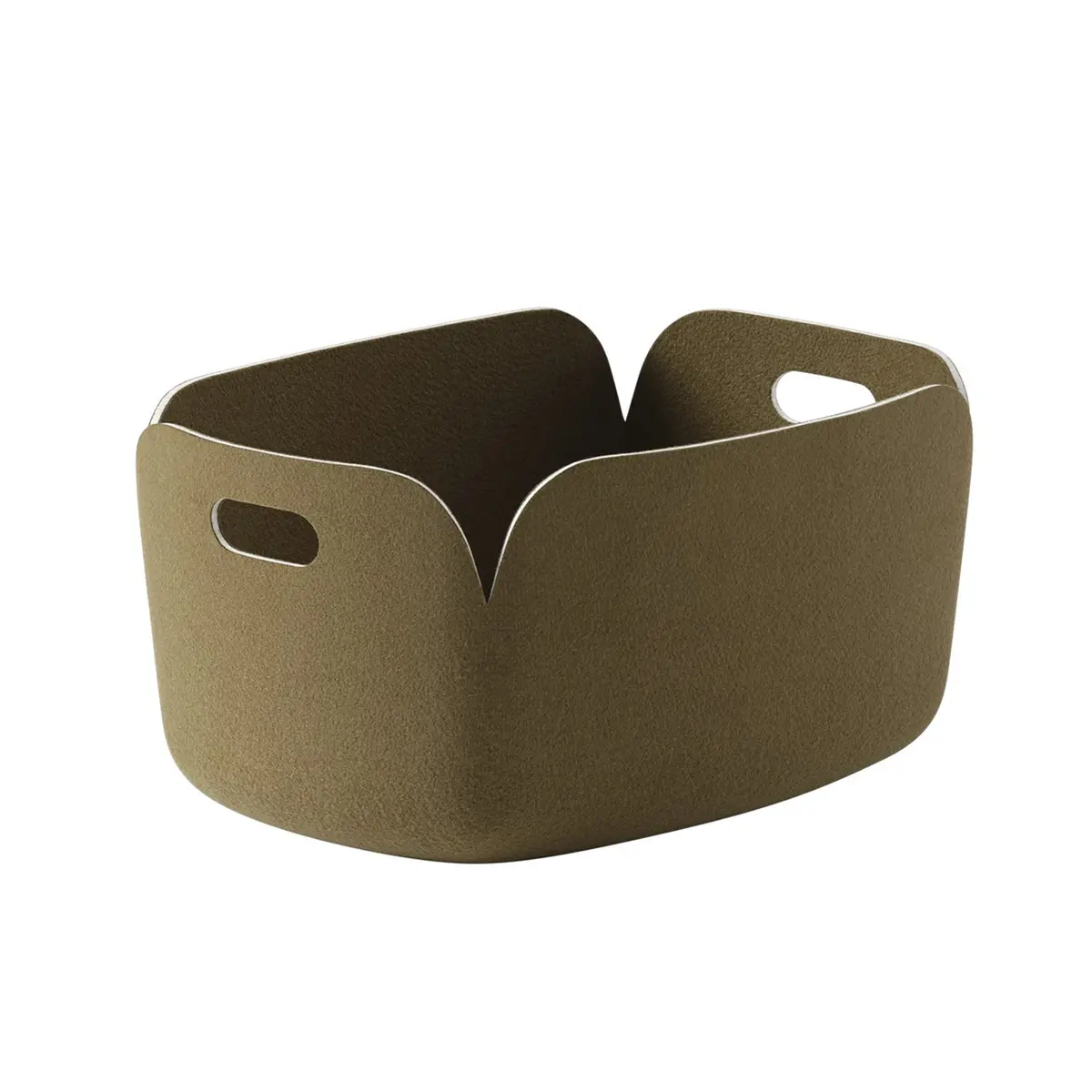 Muuto | Restore Basket 48Cm | Brown Green 1