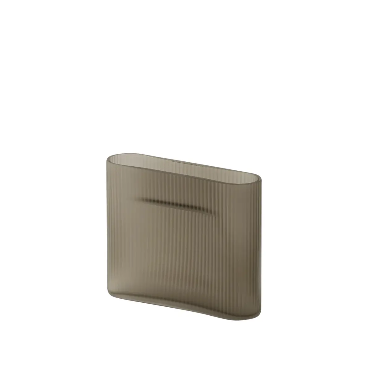 Muuto | Ridge Vase | Taupe 16.5Cm 1