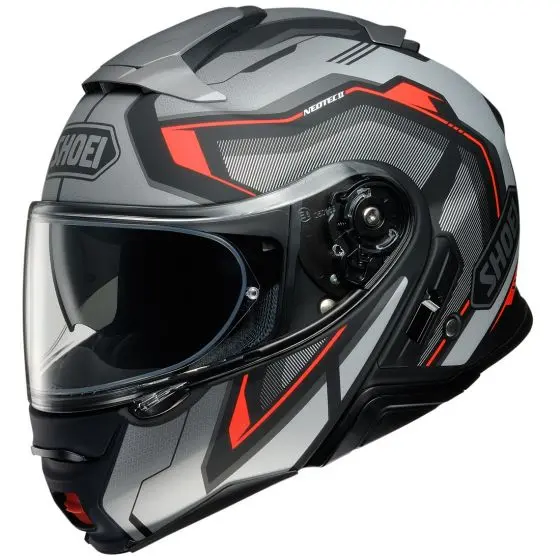 Shoei Helmet Neotec2 Respect Tc-5 Matte Grey/Red 1