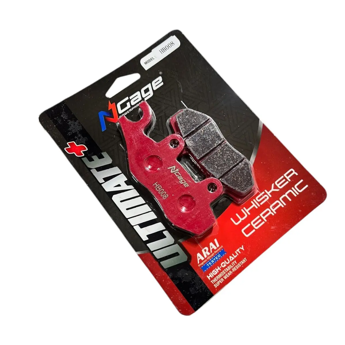 Hero Xpulse 200 - 210 |  Front Whisker Ceramic Ultimate + Brake Pads | Ngage Powerparts 1