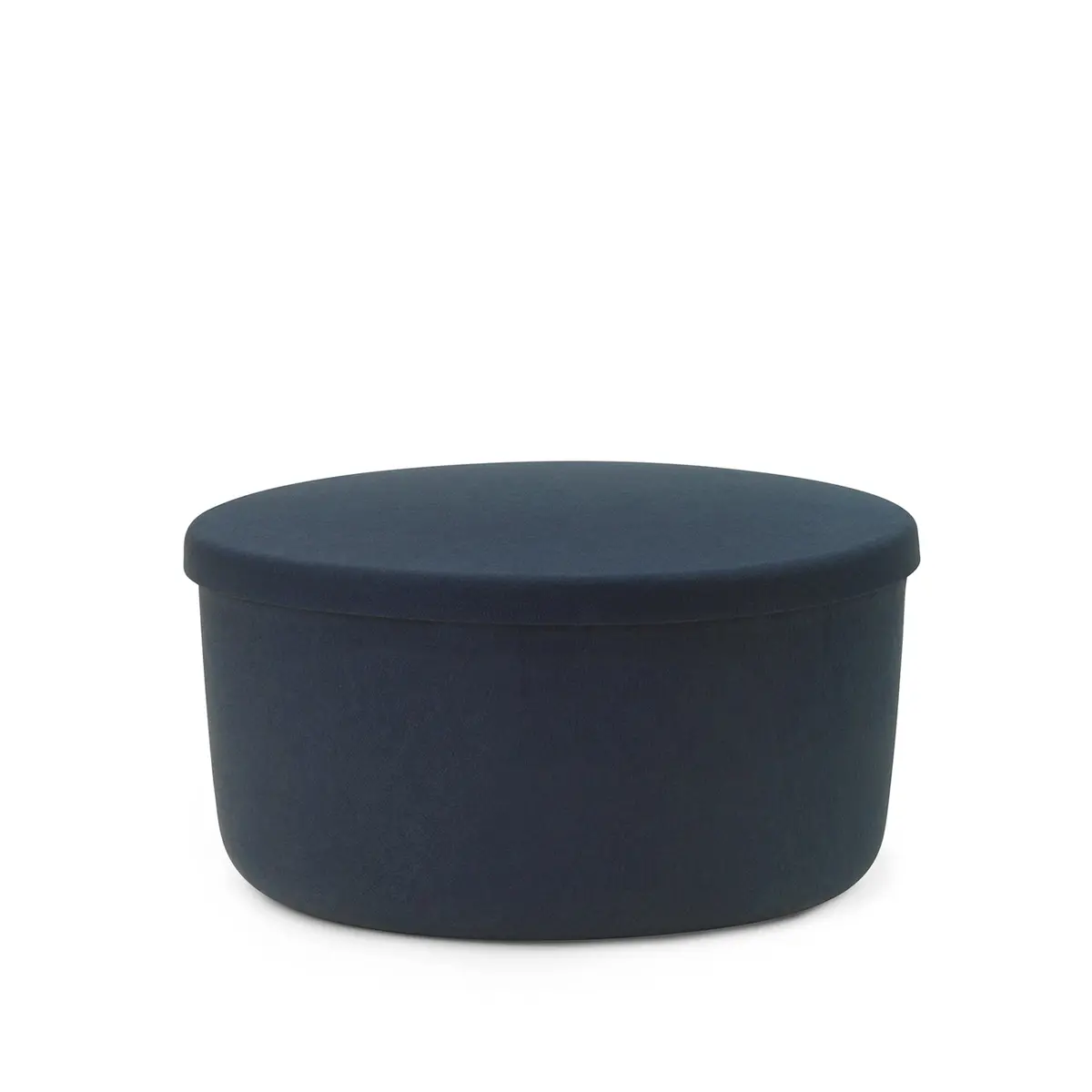Normann Copenhagen | Hide Storage Pouf | Large Blue 1