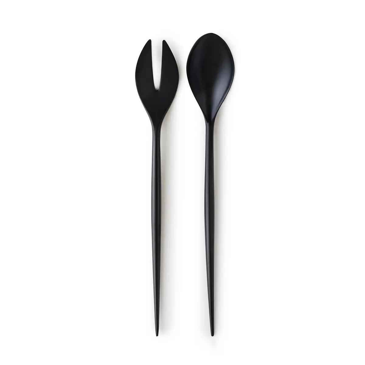 Normann Copenhagen | Krenit Salad Servers | Black ~ Dc 1