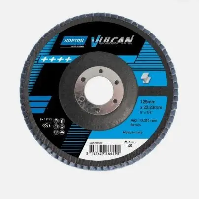 63642502311 Norton Vulcan Flappy Pack Of 10  Fibreglass Backed R842 115X22 P40 1