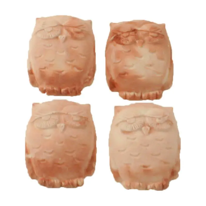 Owl Cameo's (Pack Of 6) 1