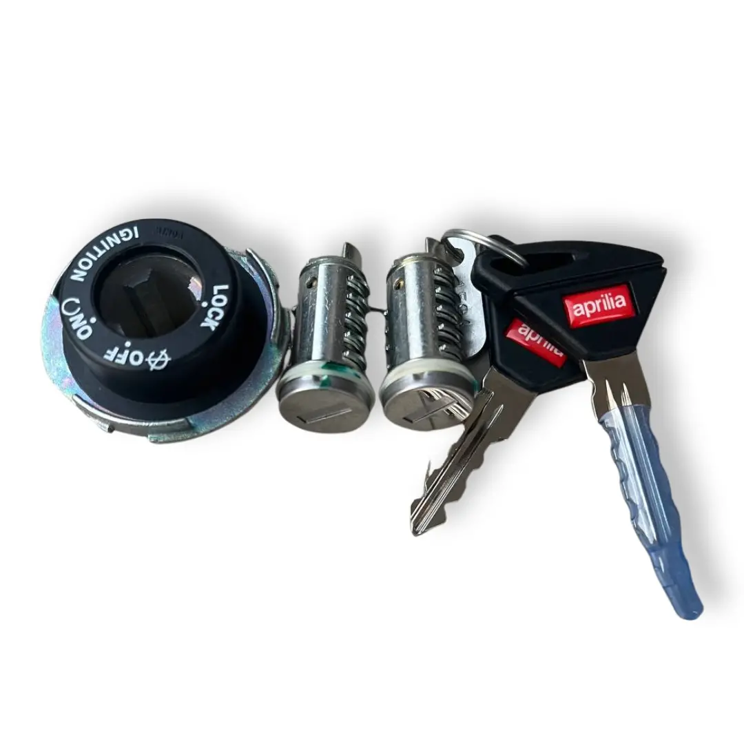Aprilia Lock Set With Lock Body  (Set Of 3) Compatible For Sr/Strom 125/150/160 1