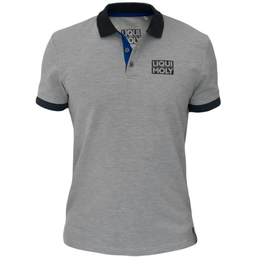 Liqui Moly Men's Polo Shirt Grey Melange 1