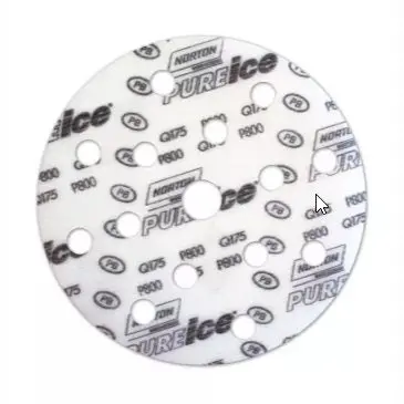 Norton Q175 Pure Ice Self Grip Film Disc 150Mm P1500 15 Holes Pack Qtyx50 1