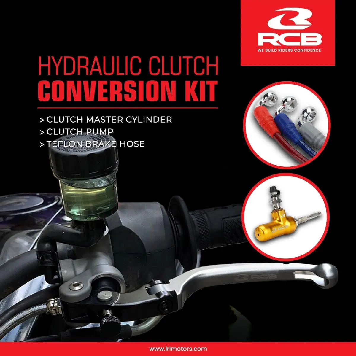 Racing Boy Hydraulic Clutch Conversion Kit 17Mm (Lh) 1