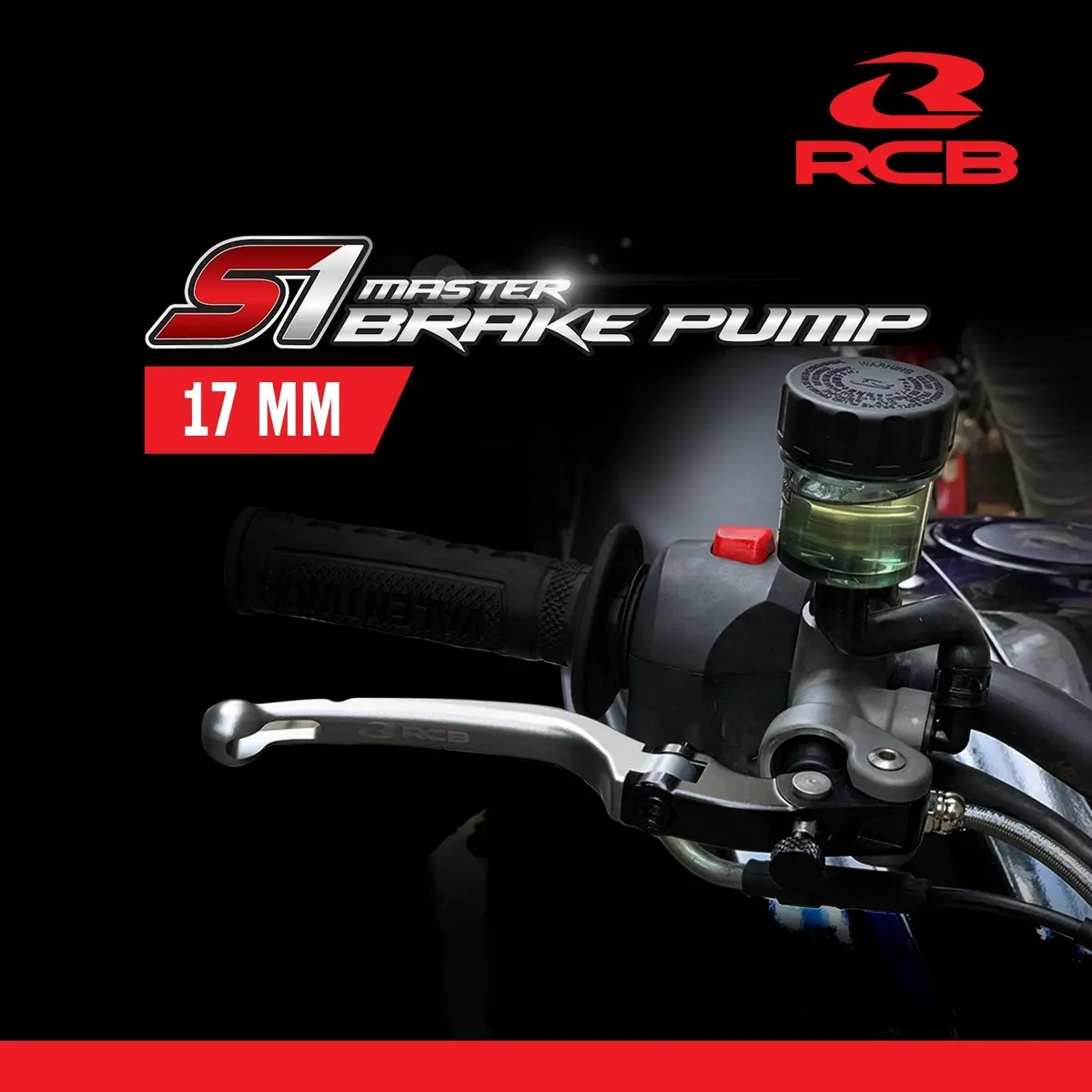 Racing Boy  Radial Master Brake Pump S1 17Mm Lever(Rh) 1