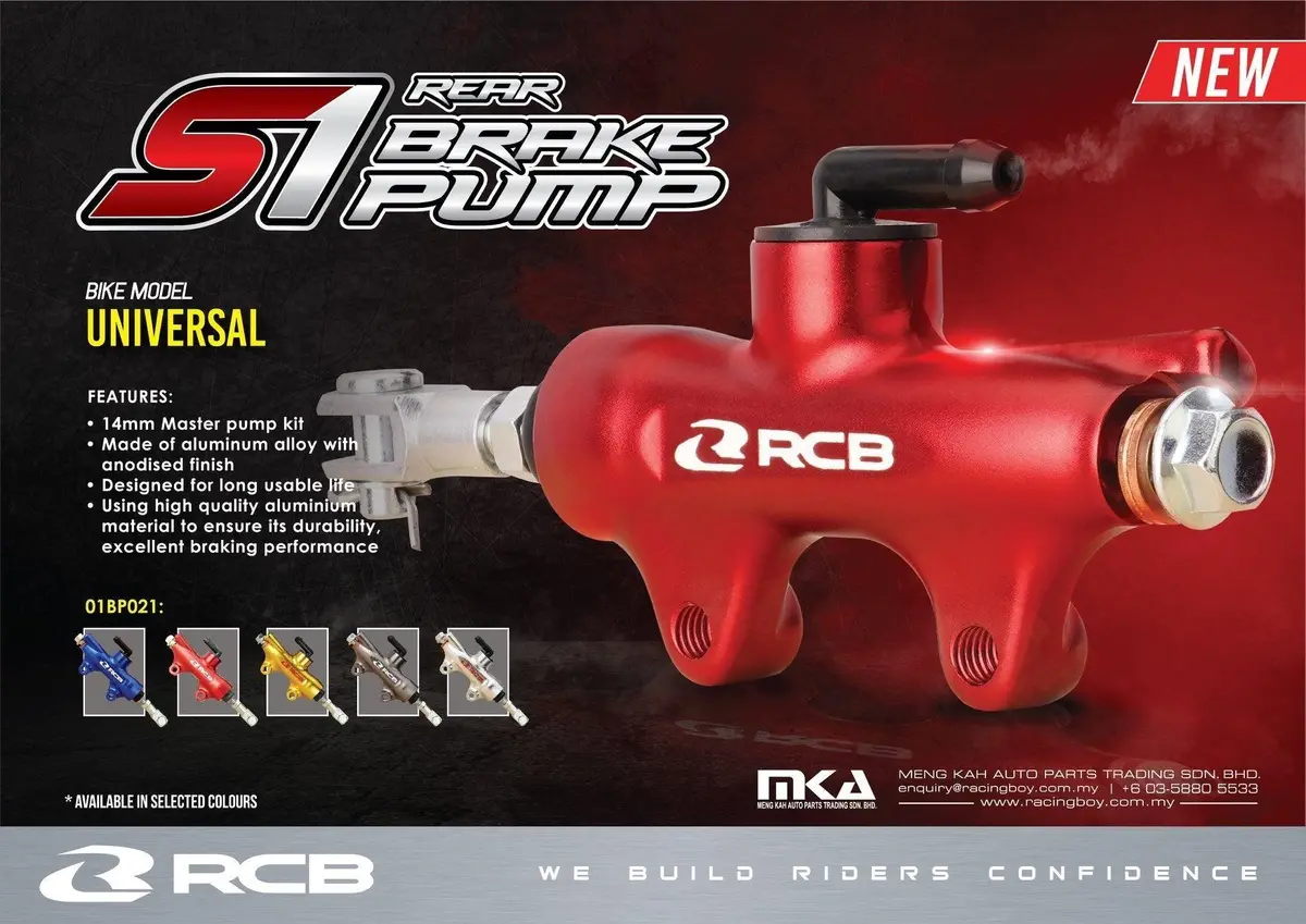 Racing Boy Rear Brake Pump 14Mm 1