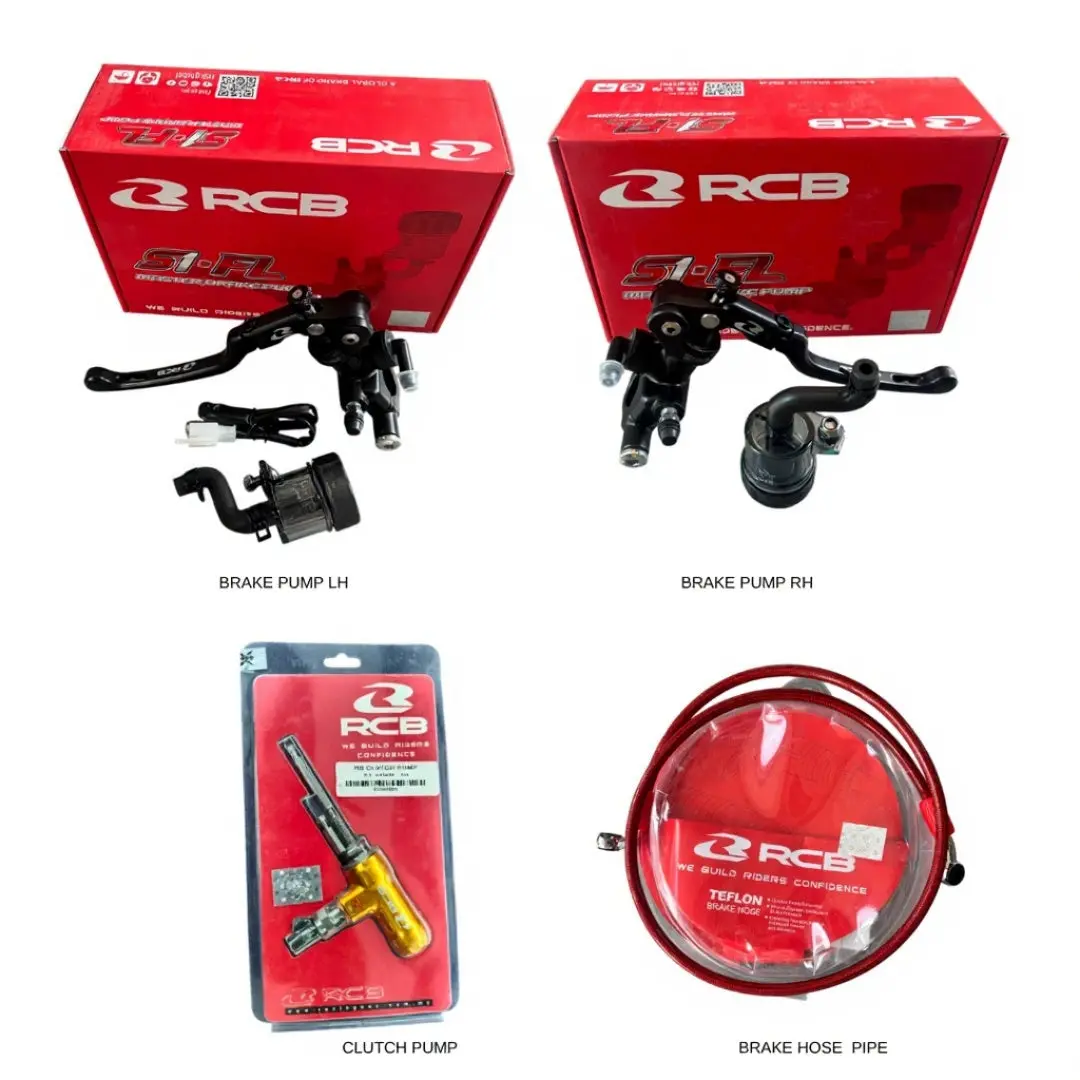 Rcb Performance Braking Combo - Hydraulic Brake Pump Lh + Rh , Clutch Pump , Brake Hose Pipe 1