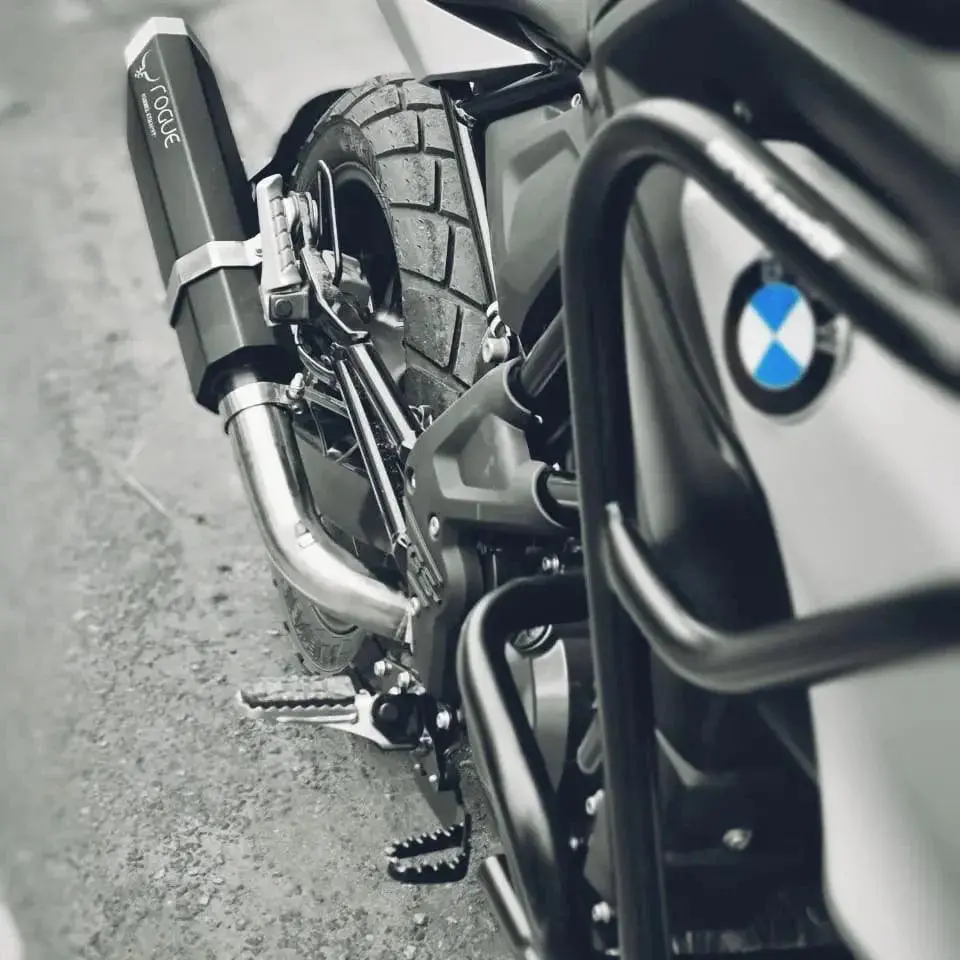 Bmw 310 Gs / R - Apache Rr 310 Rogue 2.0 With Bend Pipe | Black | Rustfree | 1 Year Warranty - Barrel Exhaust 1