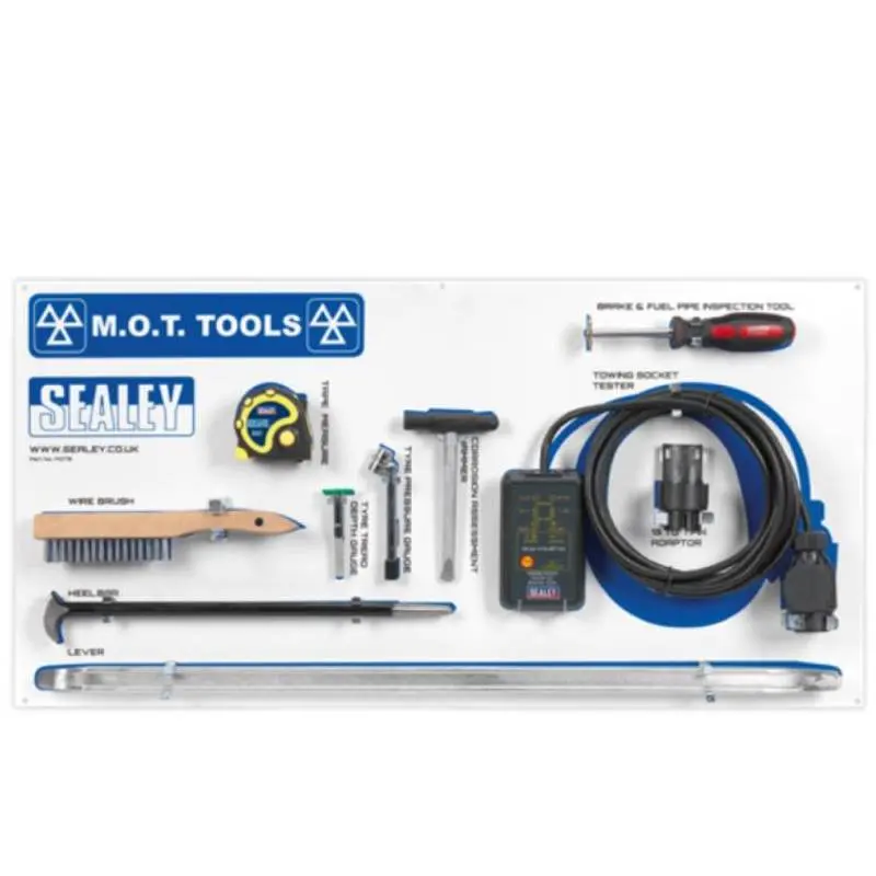 Mot Tool Board With Tools. Dvsa Approved 1