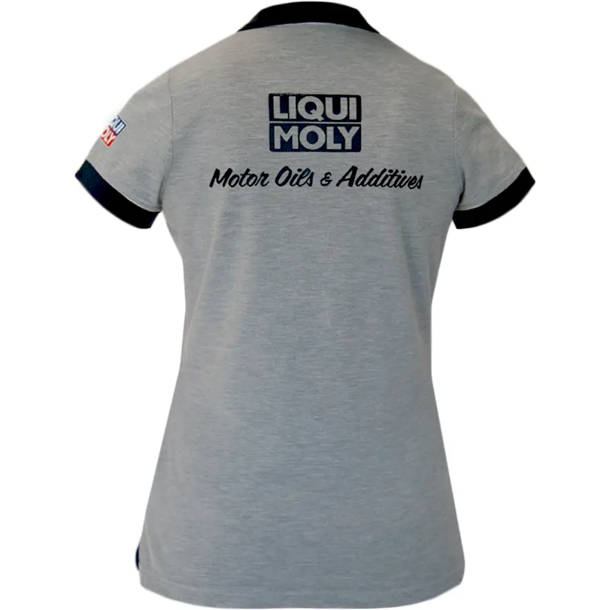 Liqui Moly Women's Polo Shirt Grey Melange 2