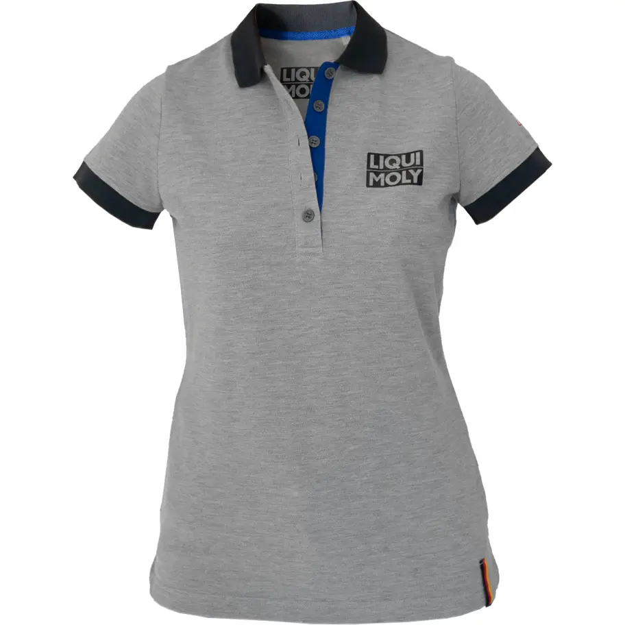 Liqui Moly Women's Polo Shirt Grey Melange 1