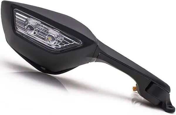 Adjustable Led Mirrors For Kawasaki Ninja /Zx10r , Zx1000r - Turn Signal Light ( Pack Of 2) 1