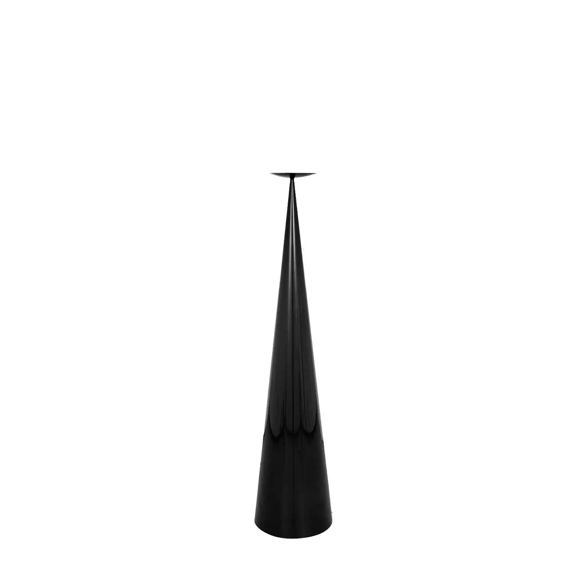 Tom Dixon | Cone Floor Base Fitting Only | Fat Black 1